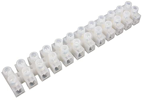 5x Lumonic 1x Lüsterklemme für Kabel Größen von 6-12mm² I Für bis zu 30 Ampere und 380 Volt I Lüsterklemmen in einer 12er Reihe von Kupfer Verbindungsk