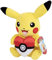 Pokémon Pikachu Valentine en peluche avec balle en forme de cœur – 20,3 cm – 2 ans et plus