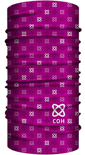 Club of Heroes Sport Bandana, nahtloses Multifunktionstuch 25 x 50 cm aus weicher Mikrofaser/Halstuch Schlauchschal Schlauchtuch Loop Schal Tuch Funktionstuch/Thermofunktion COH (Pink Rosa)