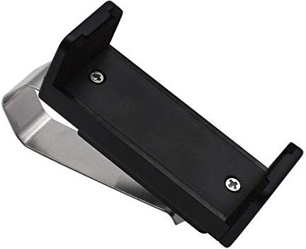 Senmubery 2 Pezzi Chiave per Auto Porta del Garage Portachiavi Morsetto Staffa Auto Parasole Supporto per Clip di Fissaggio Automatico Clip Staffa Accessori Auto Nero
