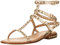 ASH Women's Play Flat Sandal, Helles Gold, 5.5-6