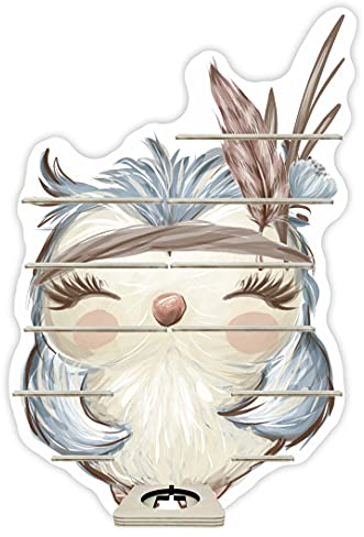 Farbklecks-Collection Musikboxregal Tierische Freunde Eule - passend für Toniebox - Regal mit Platz für Box sowie 40-45 Figuren