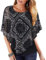 Vafoly Damen Elegant Bluse für Die Arbeit Tunika Locker Lässige Kurzarm Chiffon Hemd Doppellagige PonchoBluse für Damen zu Tragen mit Leggings Sommer Cool Top mit Abgerundetem Saum Schwarz Weiß XL