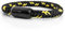 Akitsune Portus Candle Rope Bracelet | Magnetic Capsule Closure Women Men Anchor Maritime Man – Black, Stainless Steel