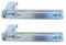 Franza - Kit 2 cerniere lunghe 155 x 21 mm. per Nardi Glem Gas porta forno con triplo vetro - KCF3697