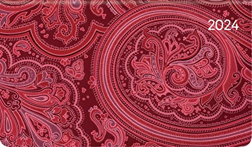 Ladytimer Pad Arabian Pattern 2024 - Taschen-Kalender 15,6x9 cm - Muster - Weekly - 128 Seiten - Notiz-Buch - Alpha Edition