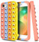 YZB Kompatibel mit iPhone 6 6S 7 8 Hülle, iPhone SE 3 2022/iPhone SE 2 2020, Push Bubble Fidget Toy, Stressabbau 3D Vollschutz Stoßfest Niedlich Weich Silikon Gummihülle (Monster)