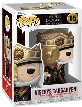 Funko Pop! TV: House of The Dragon - Masked King Viserys Targaryen - 1/6 Odds for Rare Chase Variant- Figurine en Vinyle à Collectionner - Idée de Cadeau - Produits Officiels - TV Fans