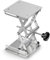 FunChem Labor Scherenheber, 150 x 150 mm Edelstahl Laborklappständer Tisch, Höhenverstellbar von 75 mm bis 260 mm, Tragkraft 10 KG