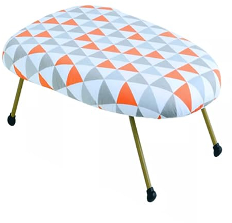 BtpOuy Tabla de Planchar pequeña con diseño de Rombos, Tabla de Planchar de sobremesa Encantadora, Tabla de Planchar de fácil Almacenamiento, multifunción para Planchar en el Escritorio de la Cama