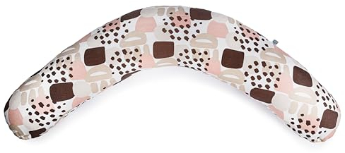 Ceba Baby Ersatzbezug Stillkissen Multi XXL - 100% Baumwolle - Stillkissenbezug - Bezug für Lagerungskissen, Schwangerschaftskissen - Boho