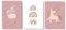 3er Set Kinderzimmer Poster DIN A4 in Pastell Farben Einhorn Regenbogen | Bilder Kinderzimmer, Kinderzimmer Deko, Wandbilder, Deko Bilder, Boho Dekoration für Kinder