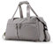 Weekender Seesack mit Schuhfach und Nasstasche, für den Alltag, Übernachtung, für Damen und Herren, Reisen, Handgepäck, Turnbeutel, GRAU, M, Turnbeutel