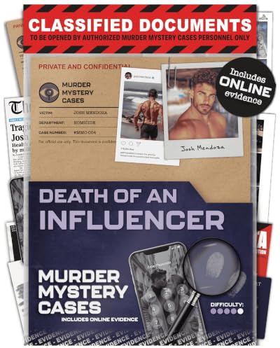 Lucky Egg MMC Influencer - Thrilling Murder Mystery Game for Adults on Date/Game Night