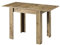 B&D home Esstisch LIVIUS, 80-120x60cm, ausziehbarer Esszimmertisch Küchentisch Holztisch für Küche, Esszimmer, modern Design, Eiche Optik, 11218-60-EIDA