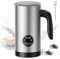 4 in 1 Milk Frother Electric, Milk Frothers 300 ml Large Capacity Milk Steamer with Handel,Silent Milk Heater Induction for Hot and Cold Milk Foam, Warm Milk, Coffee Latte, Macchiato, Cappuccino