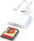2 in 1 Lightning+USB C SD Card Reader for iPhone/iPad/Android/Camera - Plug and Play