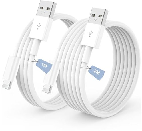 for iphone Charger Cable, 2Pack [Apple MFi Certified] Lightning to USB Fast Charging for iphone Lead 1/2M, i-phone USB Cable for iphone 14 13 12 11 Pro Max XS XR X 8 7 6 Plus 5, iPad and iPod