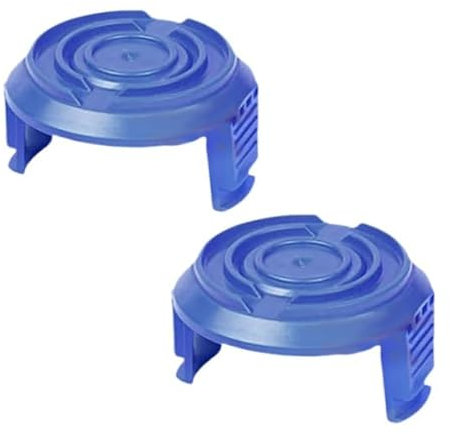 Txdzking 2 PCS Grass Trimmer Spool Covers Compatible with MacAllister MGTP 18Li Cordless Grass Trimmer, Blue Replacement Spool Caps