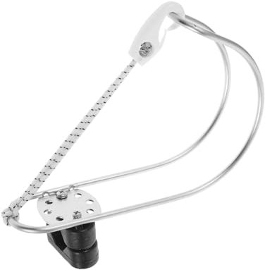 Milisten Stainless Steel Lifebuoy Bracket for Boats Easy Install Horseshoe Life Ring Holder Durable Lightweight Lifebuoy Support for Swimming and Safety Accessory