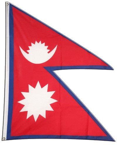 Digni Bandiera Nepal - 90 x 150 cm Sticker Gratis