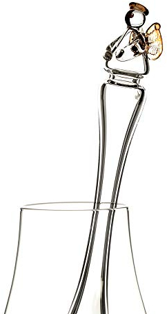 Whisky Wasser Pipette aus Glas - Schottischer Angels' Share Engel - Handgefertigt in Schottland aus Kristallglas - mit Geschenkverpackung