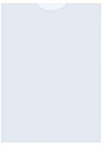 U-hülle Kangaro A7 PP 120 micron transp.genarbt 25St.