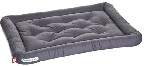 Doctor Bark Hundekissen - orthopädisches Hundebett, 95°C waschbar, hygienisch, robust & bequem (L - 90x70 cm, Grau)