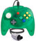 miadore N64 Controller Wired Game Pad Joystick Kompatibel mit der N64 Konsole (Klares Grün)