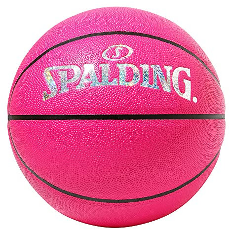 Spalding 77-071J Basketball Innocence Pink Hologram No. 6 Ball Basketball Basket