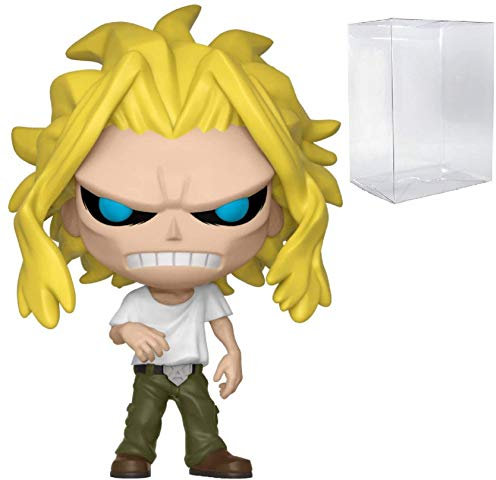 My Hero Academia - All Might (Weakened) Funko Pop! Vinyl Figure (Bundled with Compatible Pop Box Protector Case), Multicolored, 3.75 inches