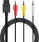 N64 TO RCA AV Video Cord Cable for Game Cube Nintendo 64 N64 NGC SNES SFC - 5.9 Feet