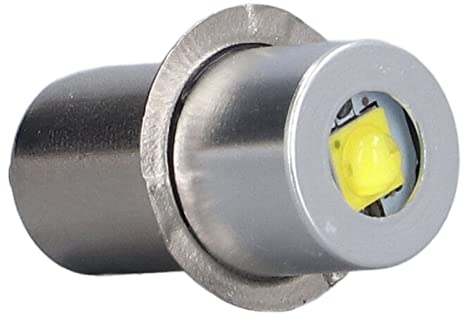 YWBL-WH LED-Birne Hohe Helligkeit Weißes Licht 3V 3W Taschenlampenbirnen Lange Lebensdauer Taschenlampe Taschenlampenbirnen Umwandlungsbirnen-Ersatz-Kit