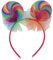 narrenwelt Haarreif Candy Süssigkeit Bonbon Regenbogen Rainbow Party Accessoires Haarschmuck