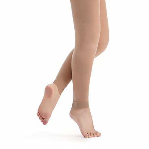 tanzmuster Ballettstrumpfhose Damen - Nina - ohne Fuß - Strumpfhose/Leggins fürs Ballett - Ballettkleidung für Erwachsene