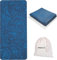 PROIRON Yogamatte Faltbar, Reise Yogamatte rutschfest & leicht 173cm x 61cm x 4mm, Gymnastikmatte mit Tasche für Zuhause und Draußen - Blau
