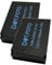 2 x Dot.Foto LP-E12 Premium High Capacity 7.2v / 1000mAh Rechargeable Battery for Canon EOS-M, M2, M10, M50, M50 Mark II, M100, M200, 100D / PowerShot SX70 HS