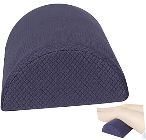 Lurrose Halbzylindrisches Beinkissen Massagekissen Memory-stützkissen Beinkissen Zum Schlafen Kniestützkissen Memory-nackenkissen Kniepolster Büro Polyester Baumwolle Rückenkissen Keilform