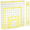 Suwimut Set of 5 Quilting Ruler, Clear Acrylic Quilter Ruler with Double Colored Grid Lines for Quilting, Sewing, Crafts Template