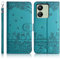 Succtopy Cover per Xiaomi Redmi 13C/ Poco C65 Flip Caso in PU Pelle Premium Portafoglio Custodia Xiaomi Redmi 13C [Protezione Completa] [Slot Scheda] [Kickstand] Case Xiaomi Poco C65 Blu