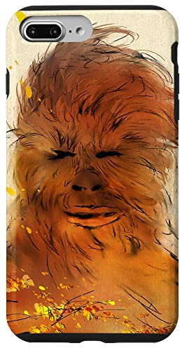 iPhone 7 Plus/8 Plus Star Wars Chewbacca Chewie Autumn Watercolor Cream Case