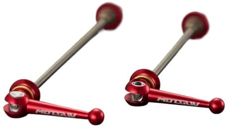 Gerrit Schnellspanner Titan Ti Spieß QR Mountainbikes Schnellspanner Hebel MTB Fahrrad Radfahren Nabe Rennrad Schnellspanner MTB Teile Schnellspanner Fahrrad (Color : Red)