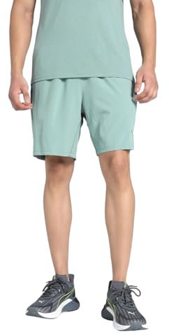 PUMA Unisex M 7 Stretch Woven Short Gewebte Shorts, Green Moon,