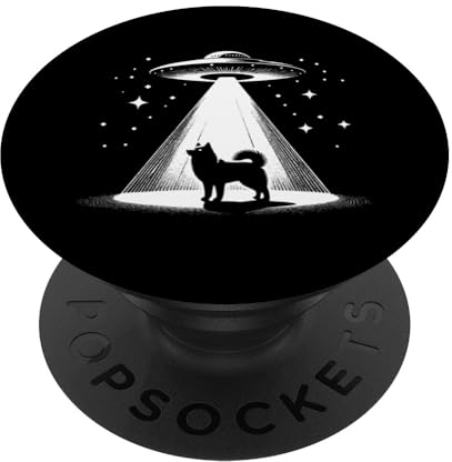 Finnish Spit Mom Dad Dog - Funny Alien UFO PopSockets Swappable PopGrip