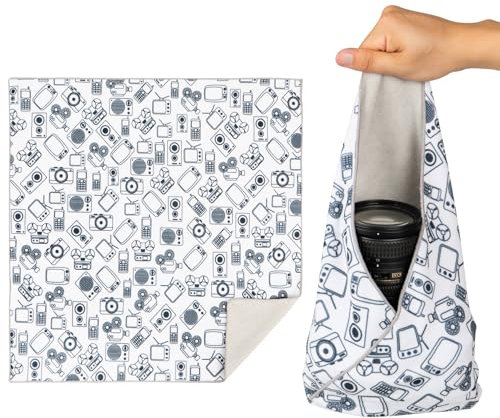 Walking Way Magic Protective Wrap Selbstklebe-Etui Kit Kratzfest Staubdicht Waschbar Tuch für Kameras Objektiv Elektronische und kosmetische Produkte(Electronic, 55 * 55cm)