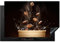 KitchenYeah© Protezione Piano Induzione 80x52 cm Cucina Copri Fornelli Proteggi di Cottura Antiscivolo Tappetino Caffè - Chicchi - Tazza