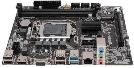Carte Mère Mini Itx, Cartes Mères d'ordinateur LGA1151 DDR4 2133HMz Mémoire M.2 Port USB3.0 SATA3.0 H110 Carte Mère avec Double Bande de Mémoire Carte Mère de Serveur de Bureau