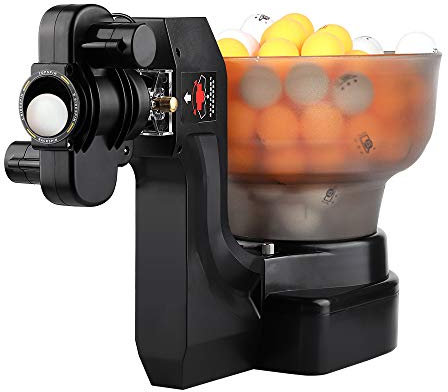 Tischtennismaschine mit verschiedenen Spin Bällen - Automatischer Ping Pong Trainingsroboter für Single Serve Practice