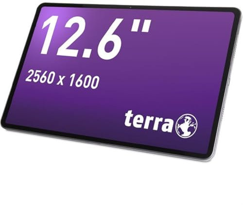 Terra PAD 1201-12.6 Tablet 8GB RAM 256GB Speicher LTE Android 14 OLED-Display Octa-Core-Prozessor Leistungsstark,Vielseitig Mobil