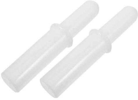 Alipis Tamper Stick Push Filler Sausage Stuffers Sausage Attachment Manual Homemade Sausage Stuffer Pounder Meat Rod Grind Gadget Putter Helper Meat Press Threaded Meat Tool White Plastic